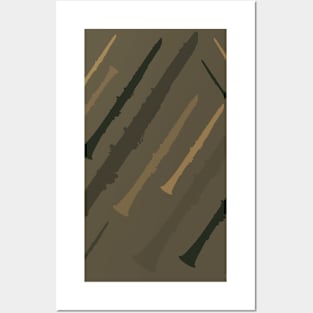 Clarinet Camo Posters and Art